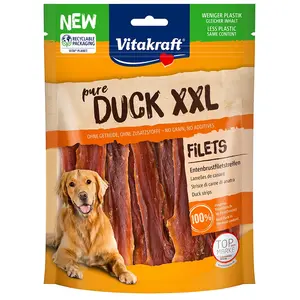 Comparateur de prix : Vitakraft pure DUCK XXL Lamelles de canard pour chien - 250 g