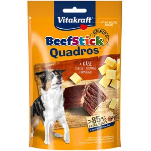 Comparateur de prix : VITAKRAFT - Beef-Stick Quadros - Friandises Chien à la Viande et au Fromage - Alimentation Pour Chien - Sachet de 70 g