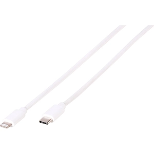 Vivanco USB 2.0 Adapter [1x USB-C stekker - 1x Apple dock-stekker Lightning] LIGHTNVVUSBC12W 1.20 m pas cher