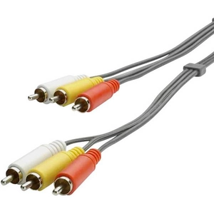 Comparateur de prix : Câble speaka professional 325198 [3x cinch rca mâle - 3x cinch rca mâl...