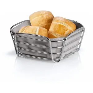 Blomus Blomus 63667 Delara Corbeille À Pain Acier Inoxydable Taupe 20 X 20 X 10 Cm pas cher