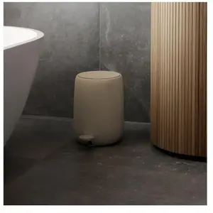 Blomus Poubelle à pédale -SONO- Tan, Poubelle, Marron pas cher