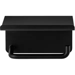 MGA Modo Toiletrolhouder Met Plateau Black | Zwart | Staal pas cher