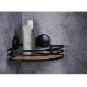 Comparateur de prix : Wenko, Rangement pour douche, Alba Panier de douche Acier, bambou