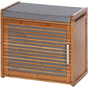 Banc d'entrée et meuble à chaussures bois Bahari - WENKO - 2 étagères ...
