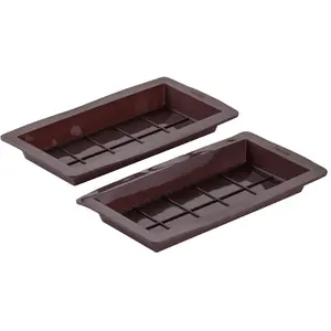 6x Zenker Moule en silicone Chocolat Dubaï, Moule à gâteau, Marron pas cher