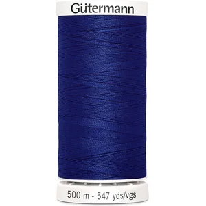 Fil à Coudre 100% polyester 500m - Gütermann(...) - 232 Bleu pas cher