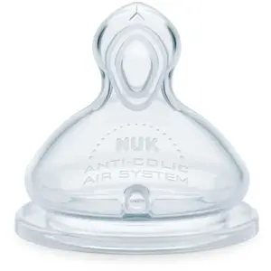 Nuk Tétines FC+ 6 m+ Perçage Flow Control silicone lot de 2