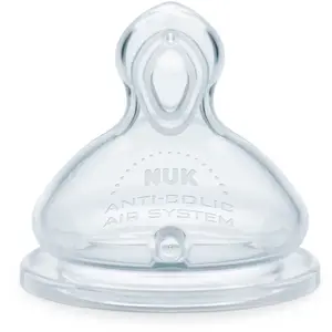 Nuk Tétines FC+ 3 m+ Perçage M silicone lot de 2 pas cher