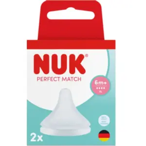 NUK, Tétine de biberon, SMOCZEK DO BUT 2EL XL SIL 10124035 1/6 pas cher