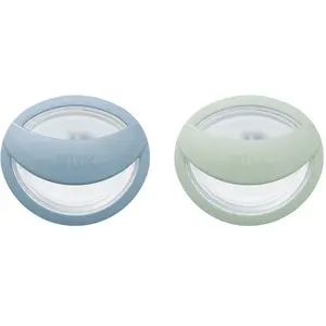 Nuk 2 Sucettes Perfect Match 0-6m Vert/Bleu pas cher