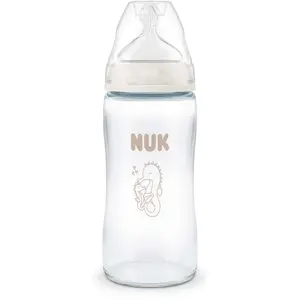 Nuk Biberon FC+ 240ml silicone 3m+ M Hippocampe pas cher