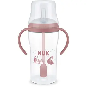 NUK, Biberon, Perfect Match Trinklernflasche 260 ml Bär mit Strohhal (260 ml) pas cher