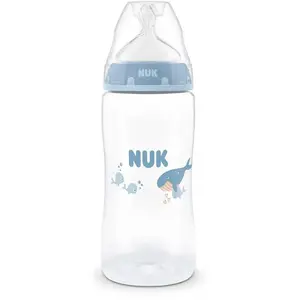 NukBiberon FC+ 300ml silicone 3m+ M Baleine pas cher