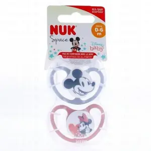 Nuk 2 Sucettes Perfect Match Air 0-6m Minnie pas cher