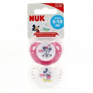 Nuk 2 Sucettes Perfect Match Air 6-18m Minnie pas cher