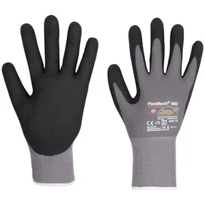 Honeywell Gant FlexMech 663 taille 9 gris/noir nylon/élasthanne/mousse de nitrile en 388 catégorie epi iiVendu pargalaxus