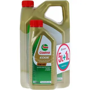 Comparateur de prix : Huile Moteur - CASTROL EDGE - 5W-40 - 5L+1L - 057326