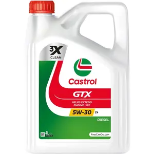 Castrol Huile lubrifiante synthétique pour moteur de voiture GTX 5W30 C4 4L - Qualité garantie pour votre moteur sur Cdiscount pas cher