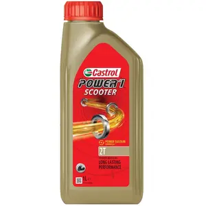 CASTROL Power1 Scooter 2T, Huile Deux-Roues Moteur 2 Temps, 1L pas cher