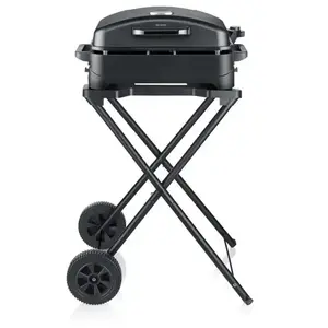 Severin Electric Outdoor BBQ Grill avec support et hotte pas cher