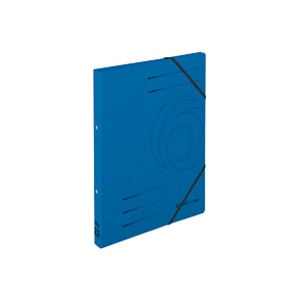 Herlitz 11255437 Blue Folder   Folders (Blue, Cardboard, A4, Portrait) pas cher