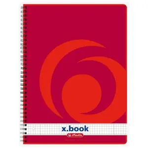 Herlitz cahier collège x.book, a4, 160 pages, quadrillé 10834117 pas cher