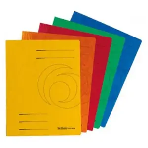 herlitz chemise à lamelles easyergo, A4, carton colorspan, pas cher