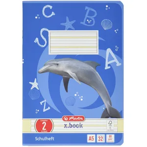 Herlitz Herlitz Herlitz Cahier Scolaire X.Book, A5, Linéature 2 Noir pas cher