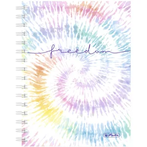 Herlitz New Batic Freedom Carnet à spirales 100 pages quadrillées Format A5 pas cher