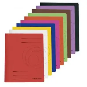 herlitz chemise à lamelles easyorga, A4, carton manille, pas cher