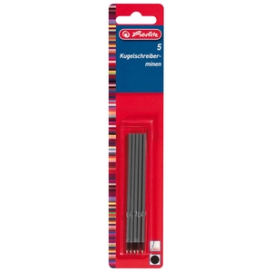 Herlitz Lot de 5 stylos à bille X-20 sur carte blister Noir pas cher