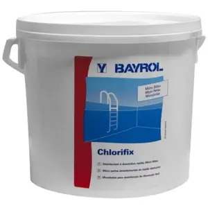 Comparateur de prix : Chlorifix - 5kg - Bayrol - Micro-billes à dissolution rapide à forte t...