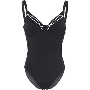 Comparateur de prix : Fashy Badeanzug Damen Maillot de Bain Une Pice Femme, Noir, 110D