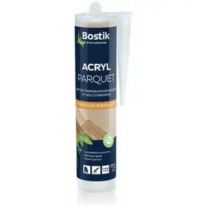 Mastic Bostik acryl parquet - erable frêne pin - 300ml pas cher