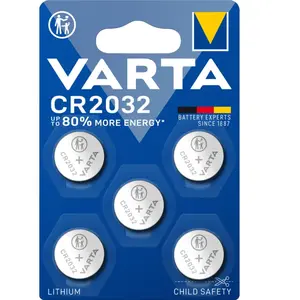 VARTA Pack de 5 piles électroniques Lithium CR2032 pas cher