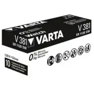 Varta V 381 - Batterie SR55 (1 pcs, SR55, 45 mAh), Batteries + piles pas cher