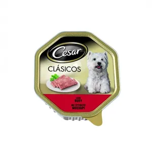 Cesar Plateau Avec 150g De Foie De Boeuf Et De Mme César, Pate, Chiens pas cher
