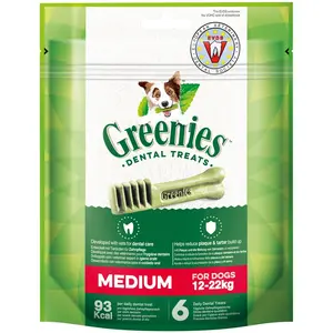 170g Friandises Greenies Soin dentaire Medium - Friandises pour chien