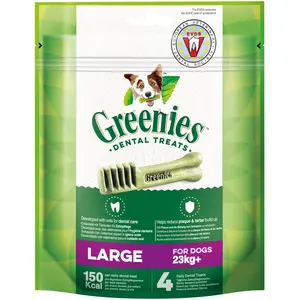 170g Friandises Greenies Soin dentaire Large - Friandises pour chien pas cher