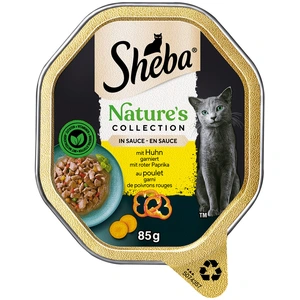 44x85g Sheba Nature's Collection in Sauce poulet - Pâtée pour chat pas cher