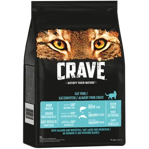 Crave Adult saumon, poisson blanc pour chat - 7 kg pas cher