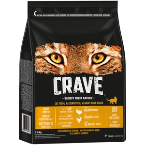 Crave Adult dinde, poulet pour chat - 2,8 kg pas cher