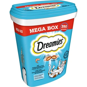 Dreamies Mega Tub Catisfactions pour chat - saumon 350 g pas cher