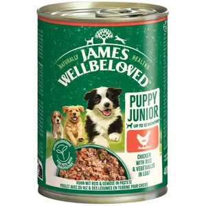 James Wellbeloved Junior Hypoallergenic poulet en pâté pour chien - 24 x 400 g pas cher
