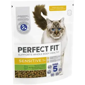 Perfect Fit Sensitive 1+ Riche en dinde pour chat - 1,4 kg pas cher