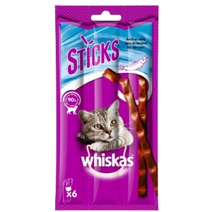 Whiskas Whiskas Whiskas Sticks 14 x 36 g pour chat - riches en saumon pas cher