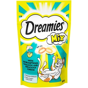Dreamies Catisfactions Mix pour chat - saumon, fromage (60 g) pas cher