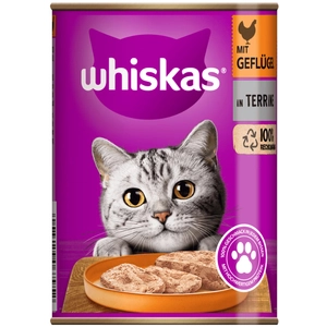 Whiskas Whiskas Adult 1+ 12 x 400 g pour chat - terrine de volaille pas cher