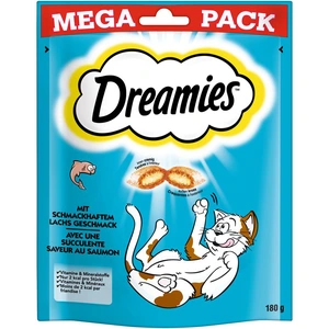 Dreamies 180g Catisfactions, saumon - Friandises pour chat pas cher